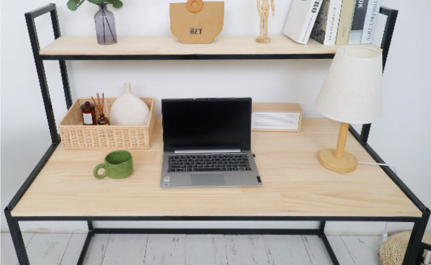 Double-deck Computer Desk